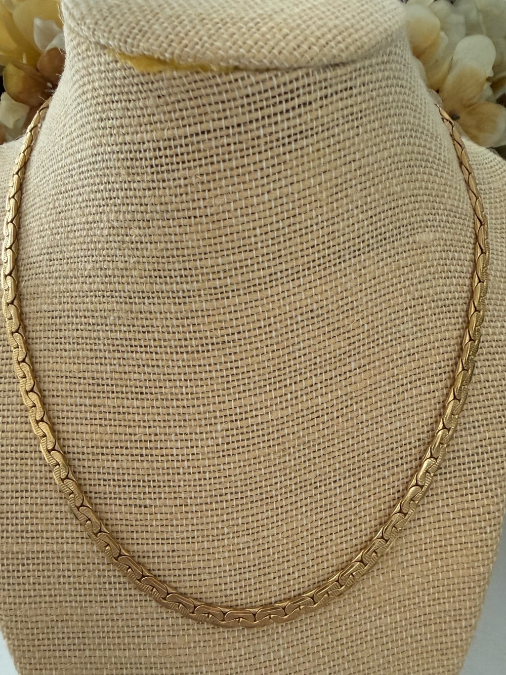 Vintage Gold Chain Necklace